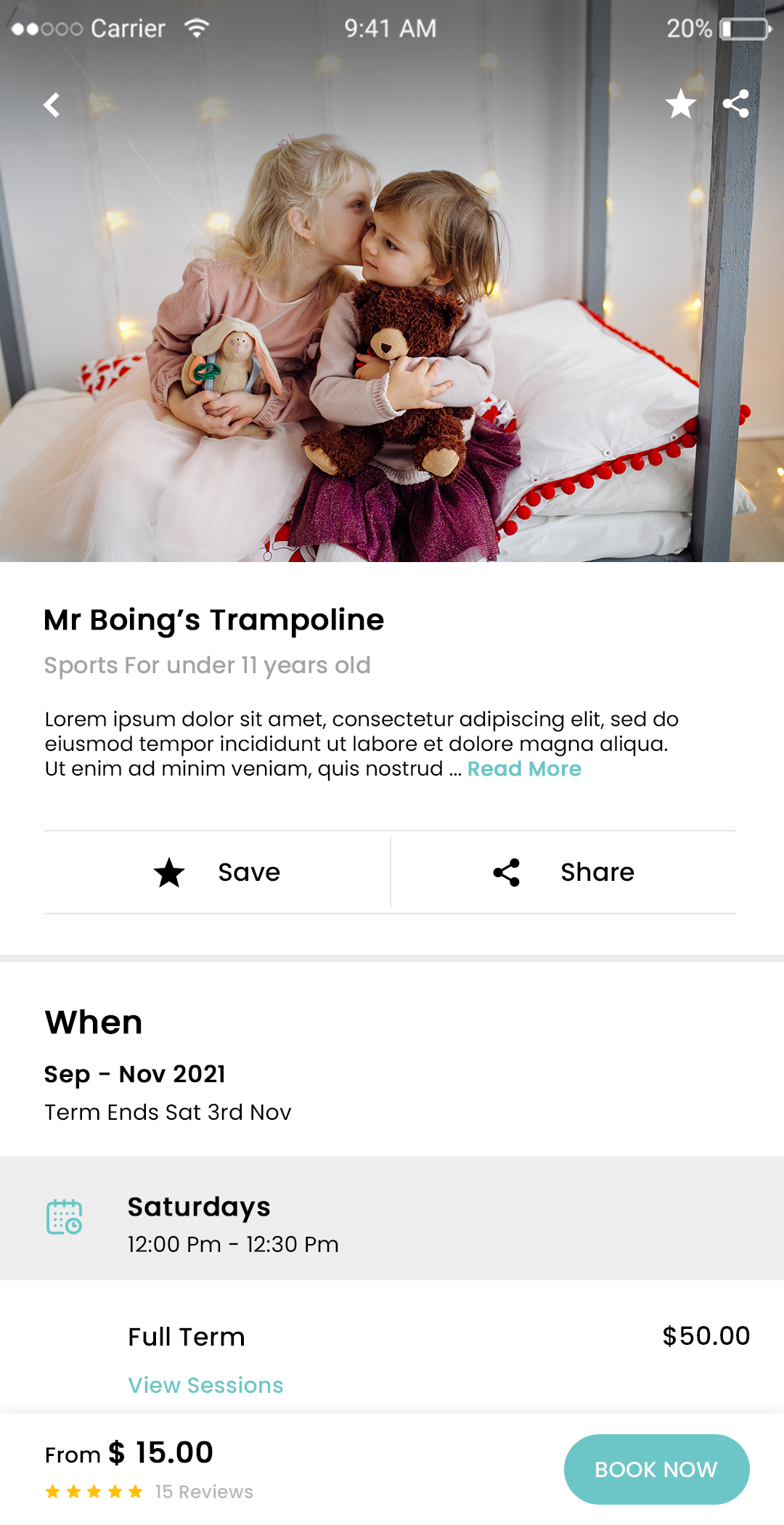 Mobile Friendly Event Interface of Cvent Clone