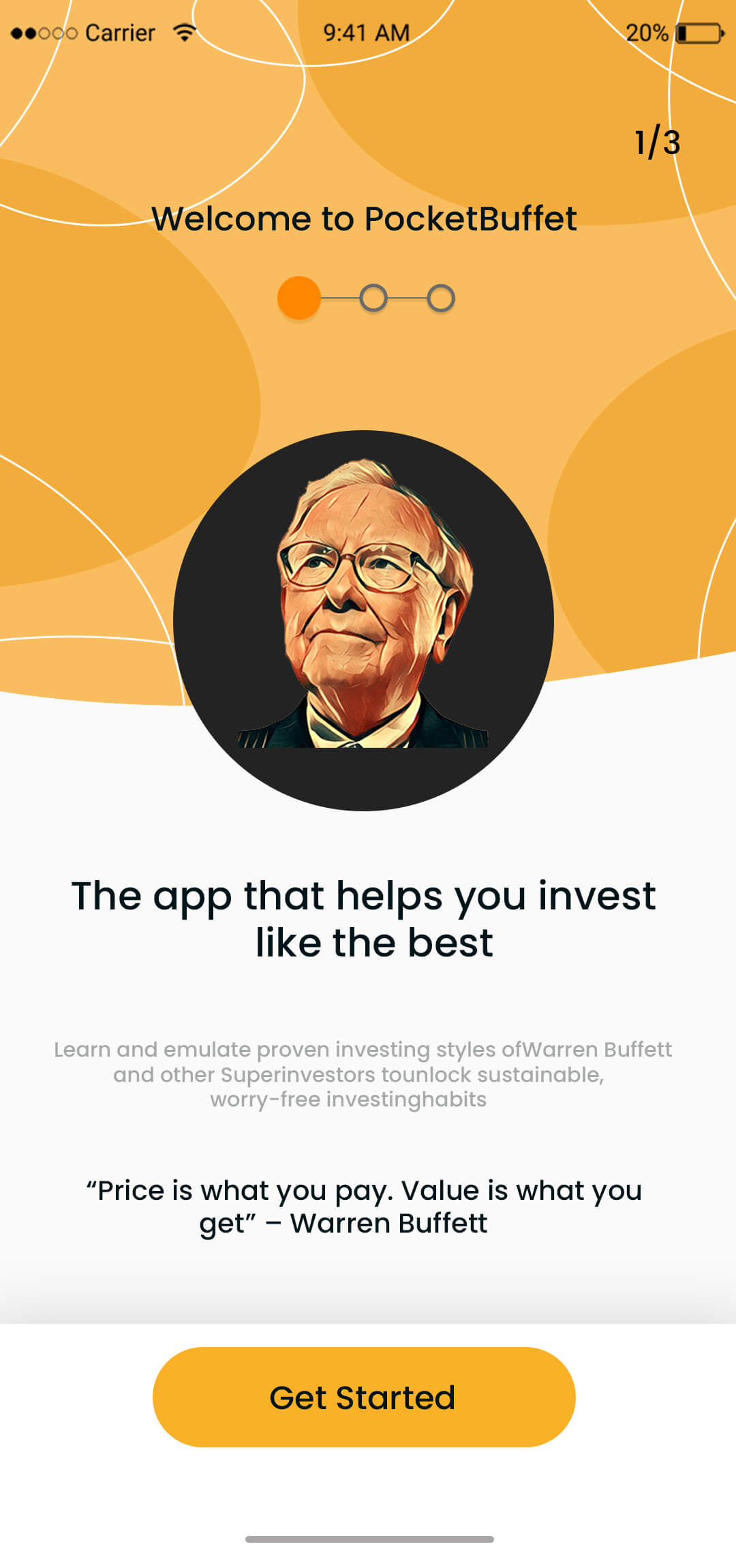 ET Markets clone app real-time stock market updates screen
