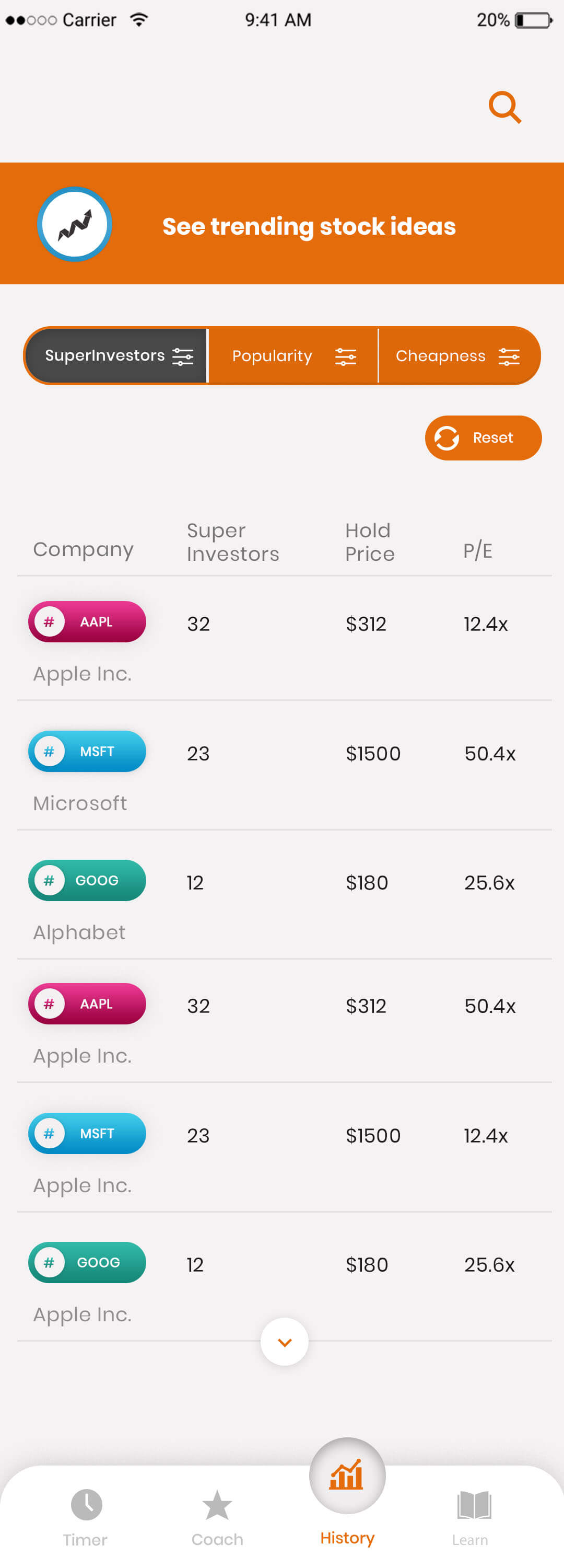 Investment insights and expert analysis in ET Markets-like app
