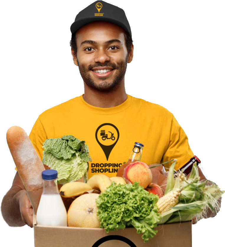 Co-op clone app grocery delivery illustration