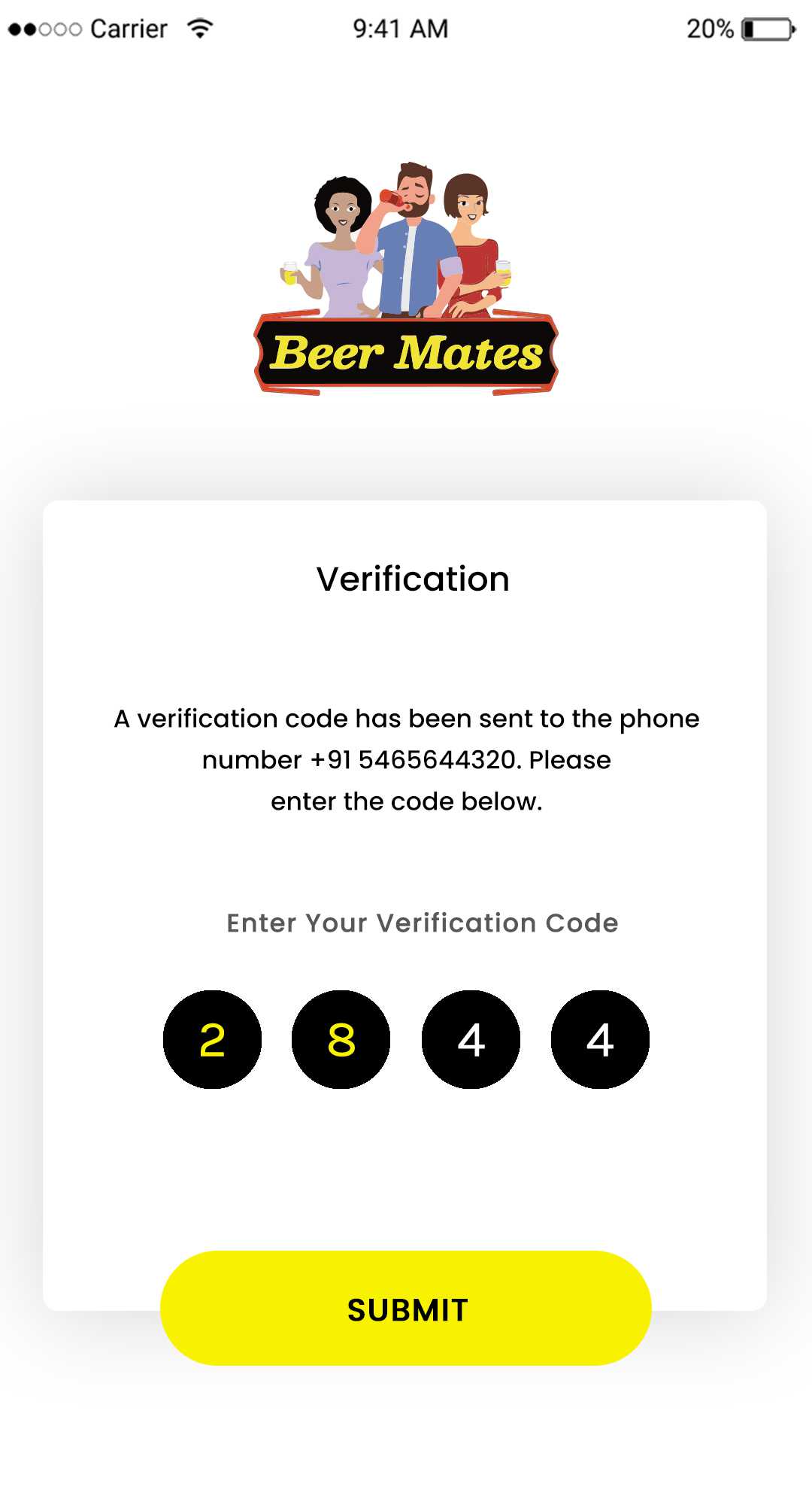 Real-time order tracking feature in alcohol delivery app