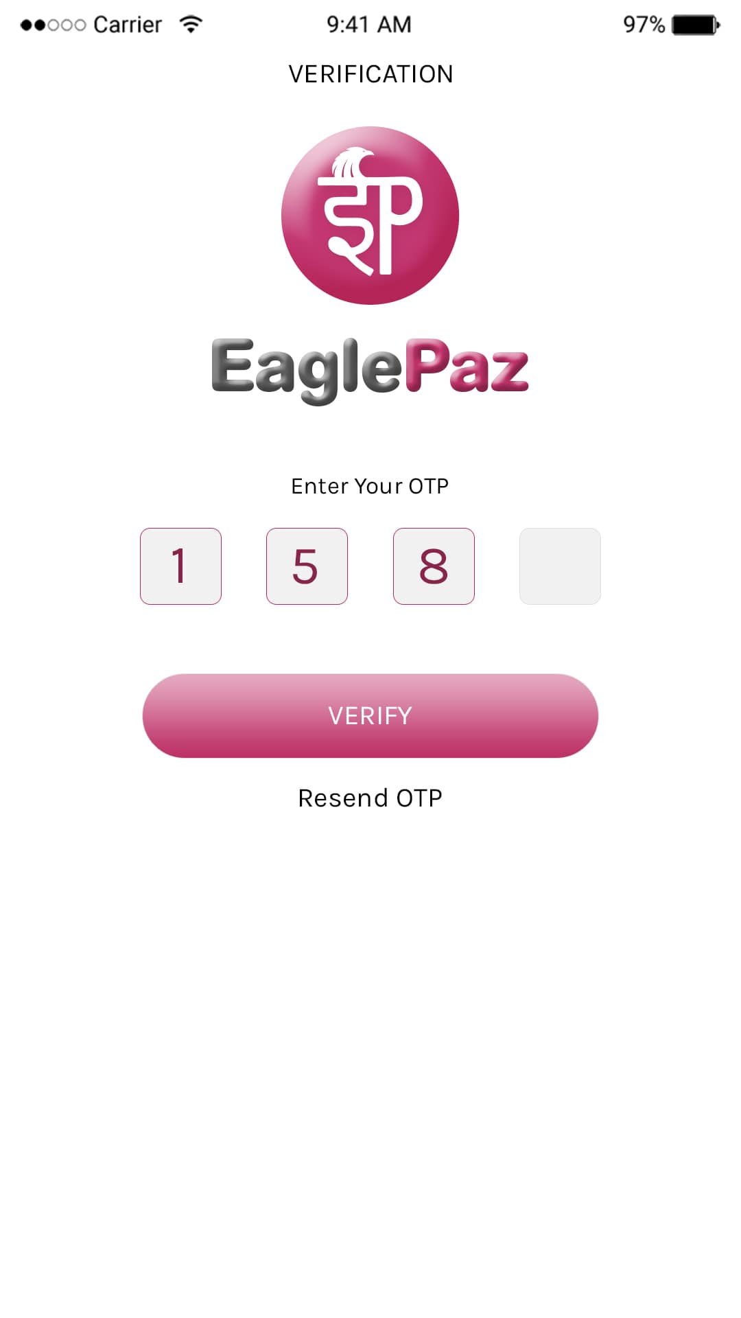 Mobile Wallet App User Interface