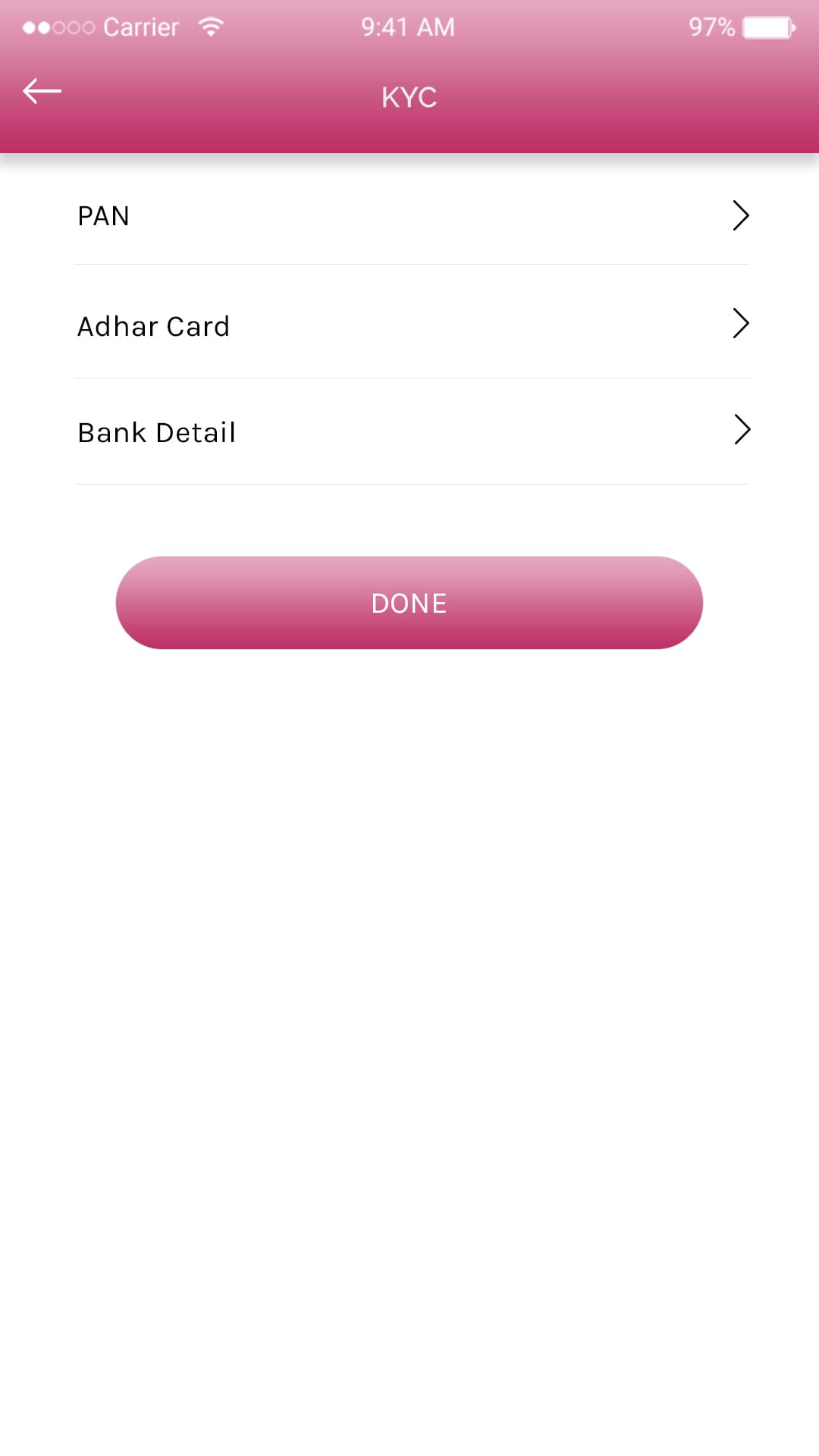 Mobile Wallet App User Interface