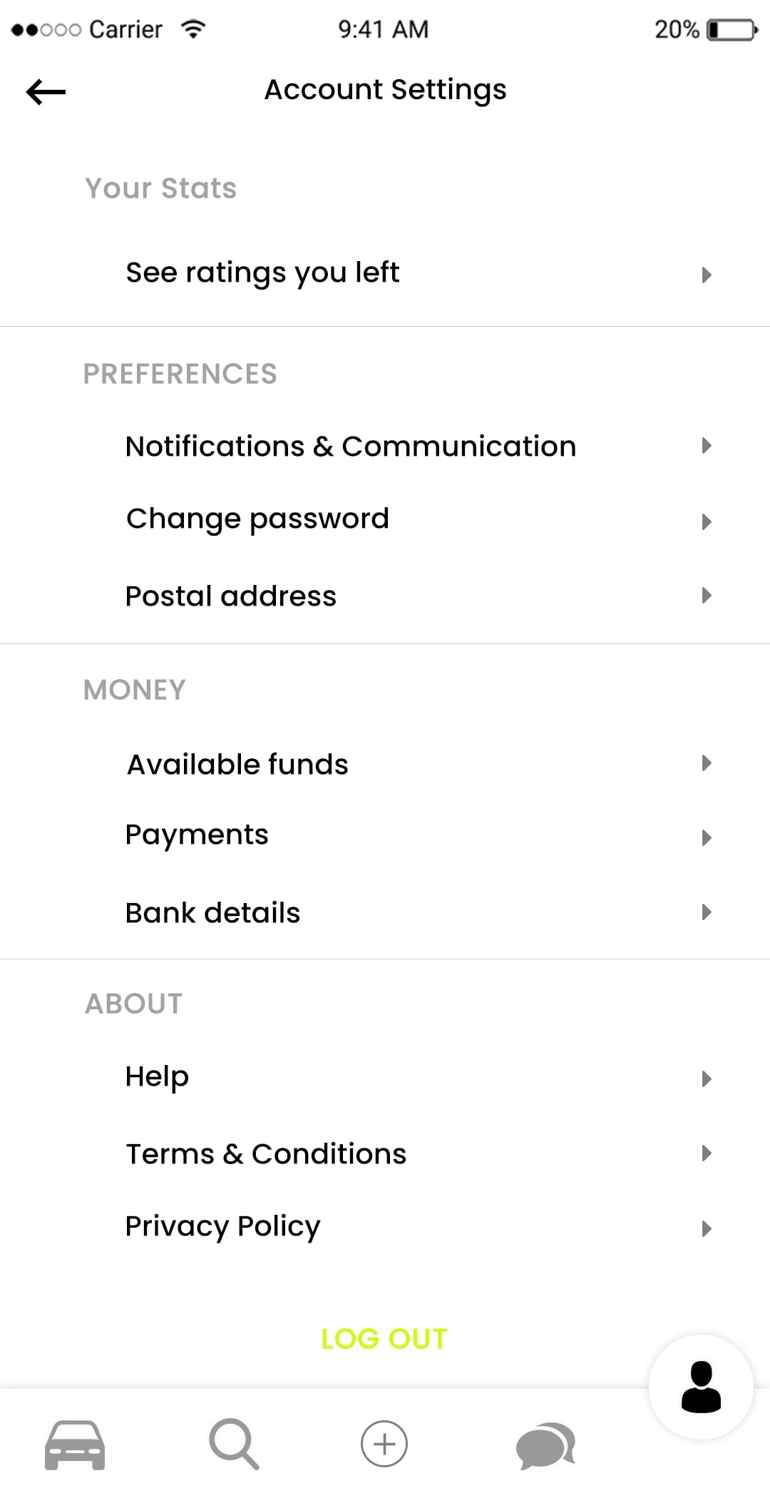  Turo Clone App In-App Notifications