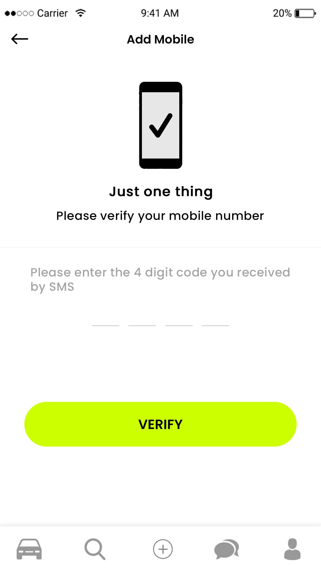 Turo Clone App User Dashboard