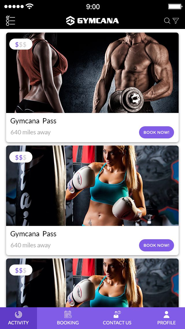Booking confirmation screen in EasyVan clone app