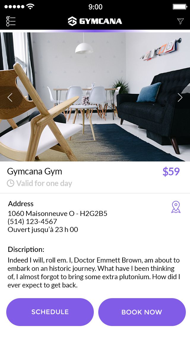 Driver profile and verification screen in EasyVan clone