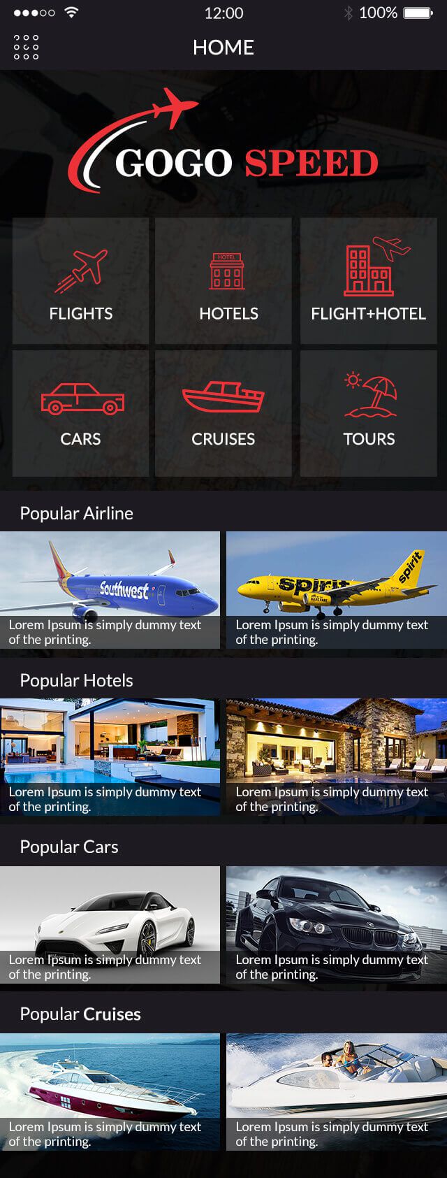 Location-based property map view