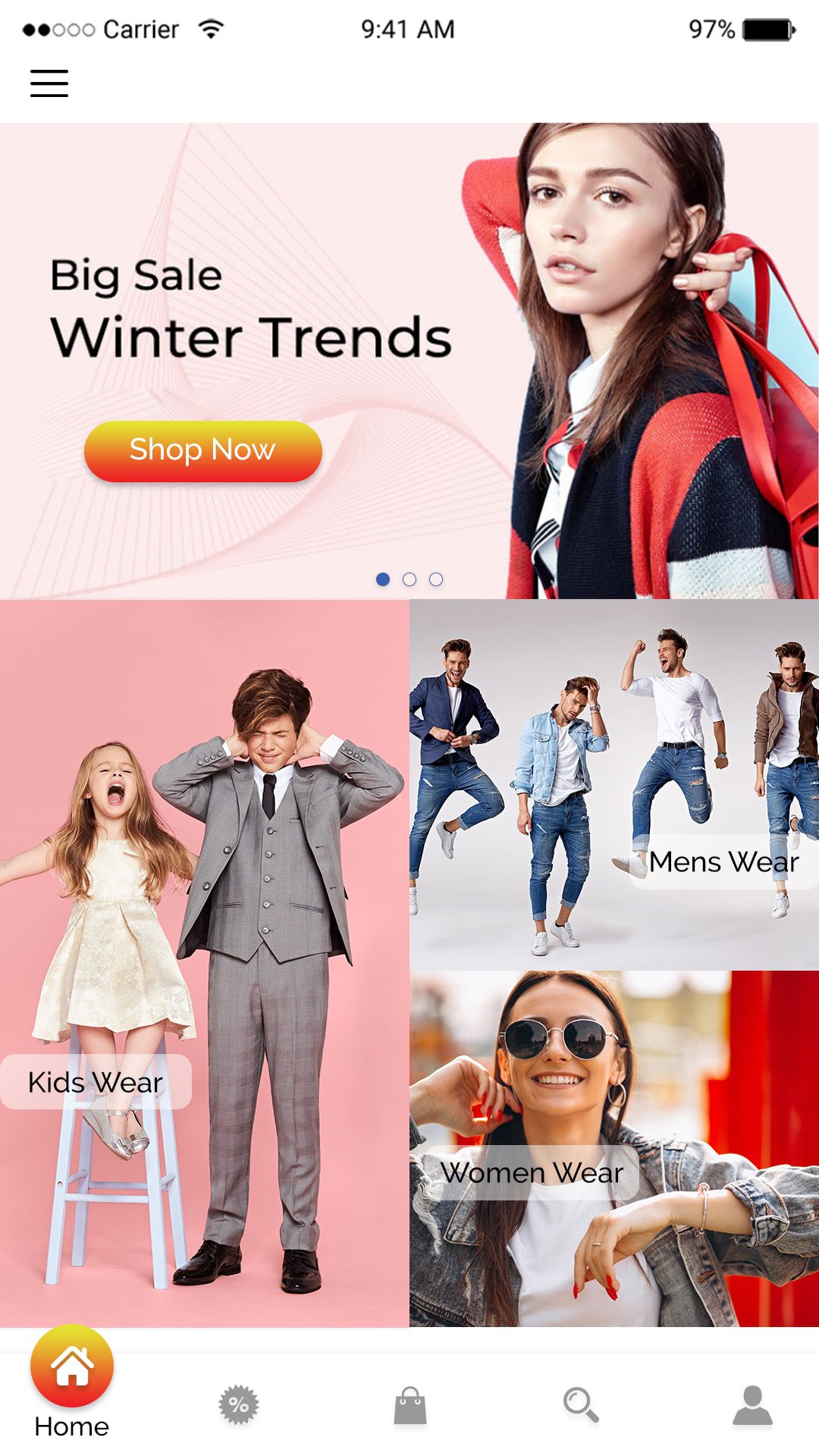 Vendor Dashboard Screen 3