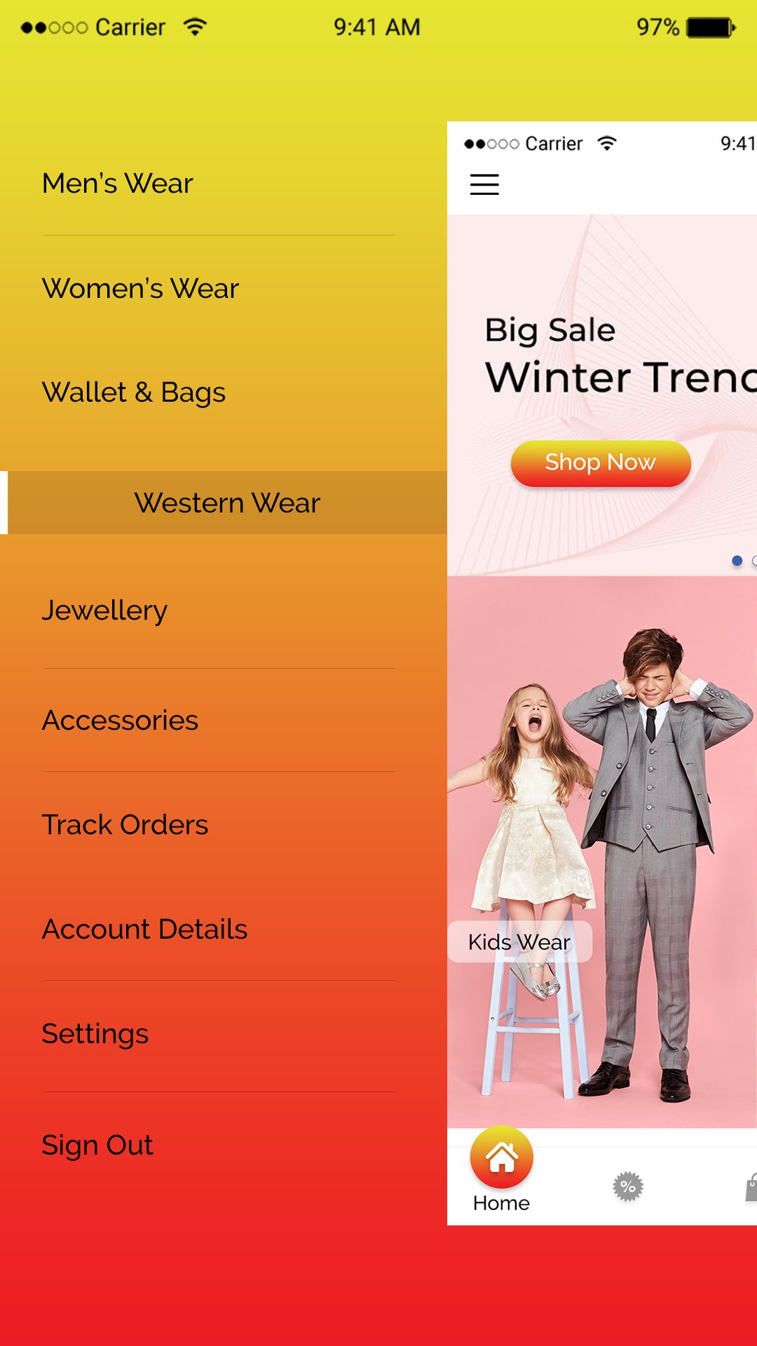Vendor Dashboard Screen 4