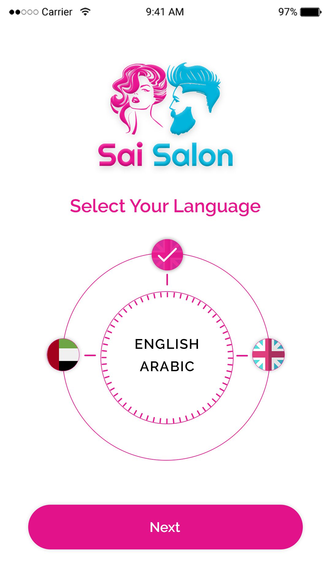 BEEMSalon salon app date and time slot selection