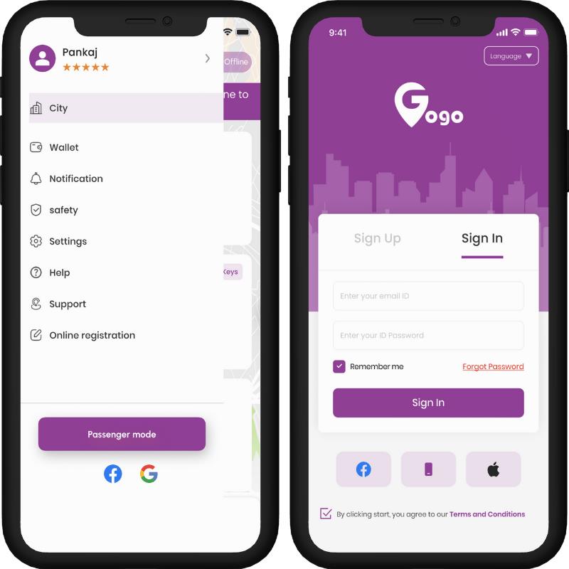 Uber Clone Taxi App