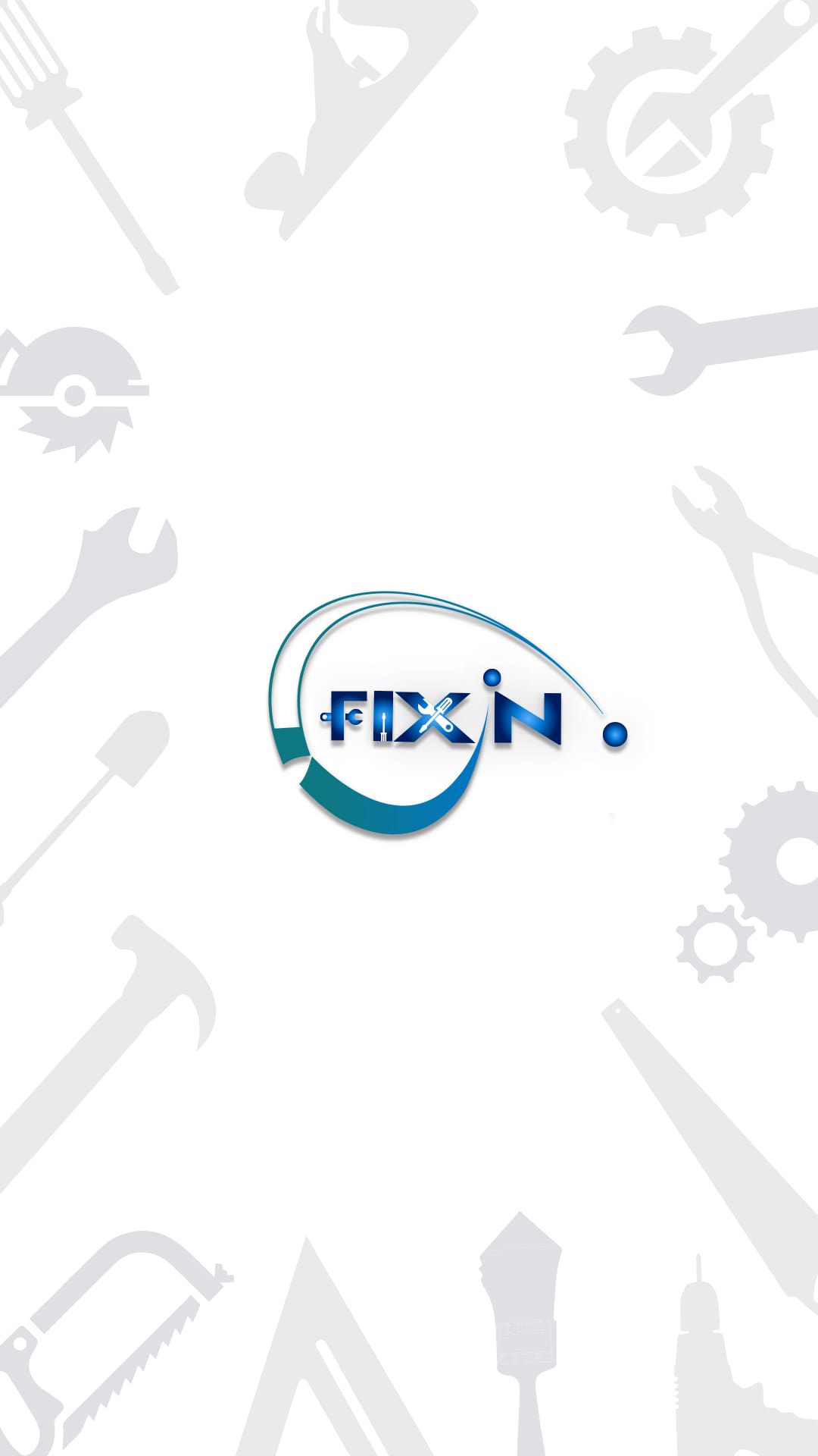 Plumber App Login Screen