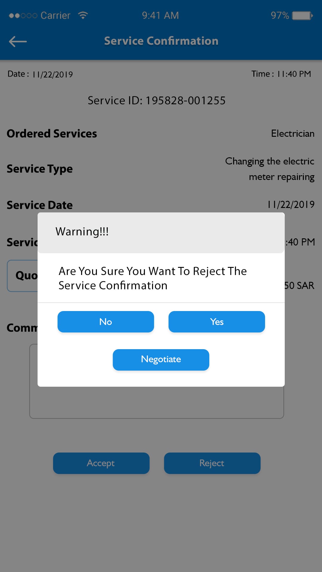 Call Plumber Feature