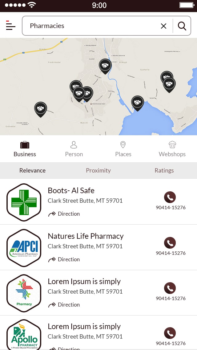 Yelp clone app user profile and activity history