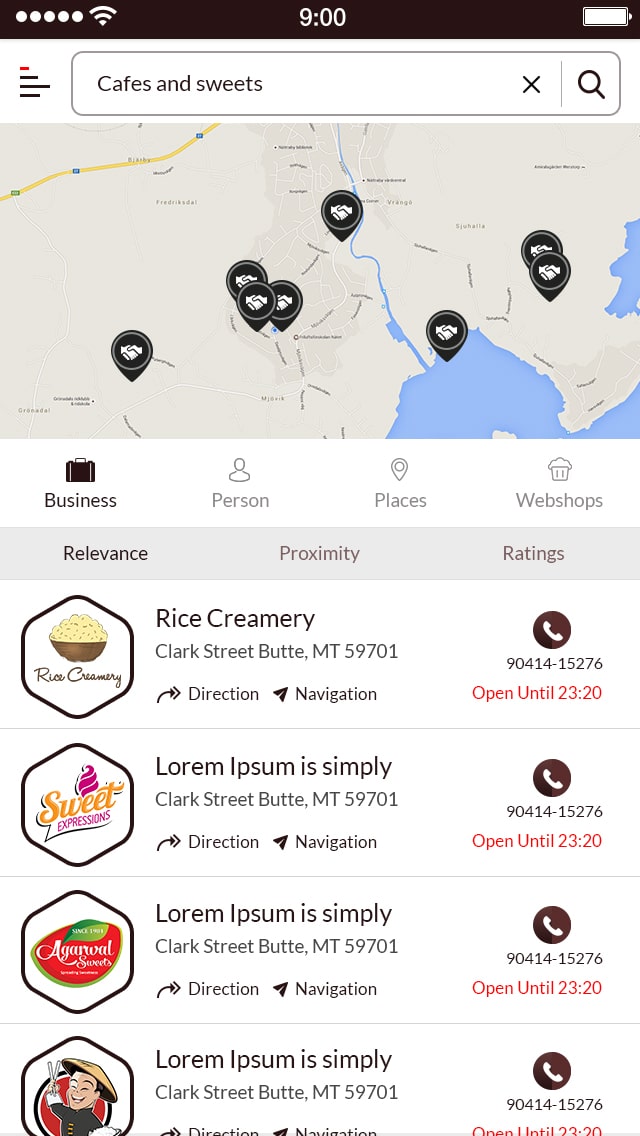 Yelp clone app notification and alert system