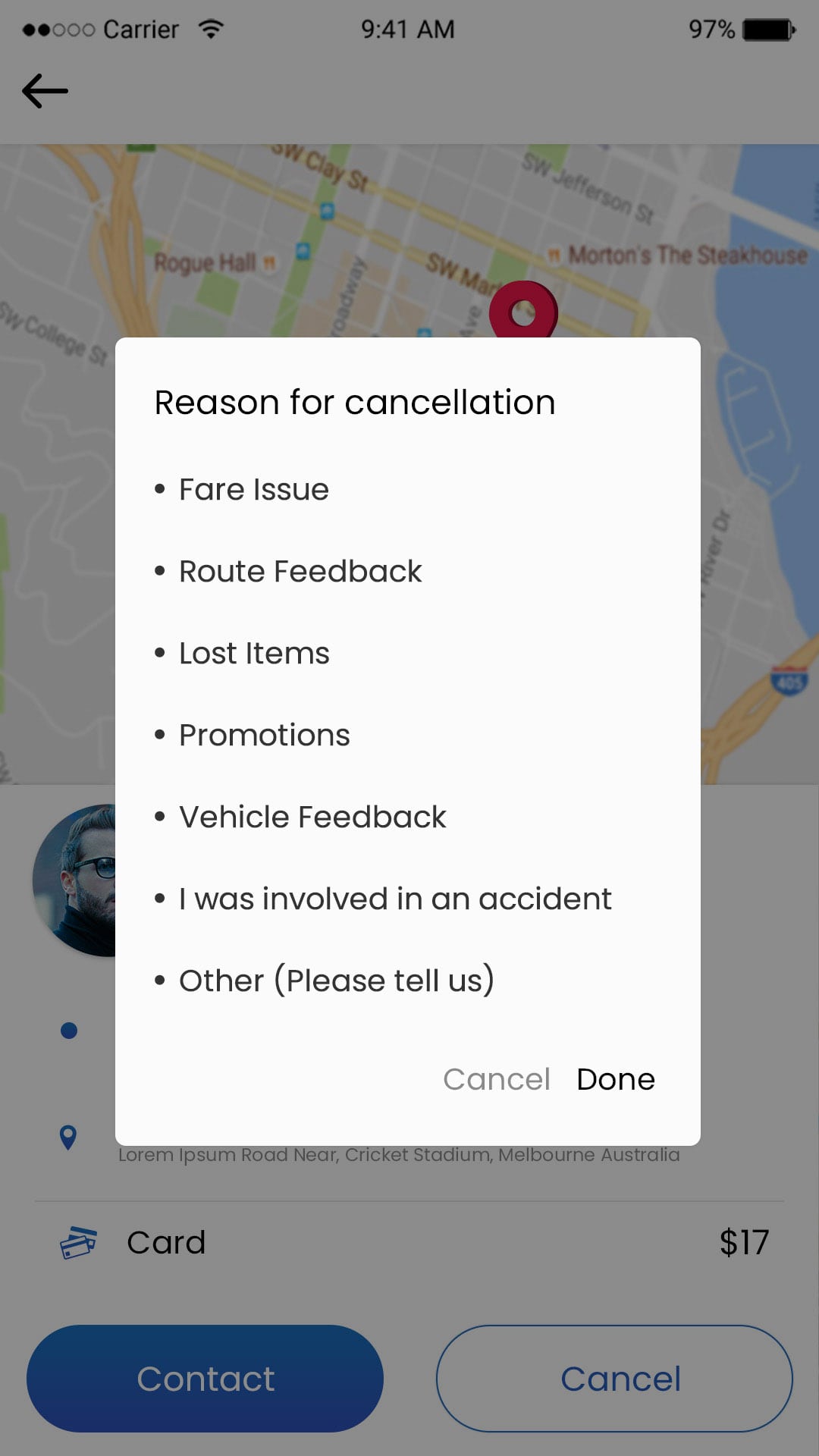 Customer support and helpdesk interface