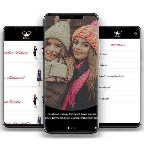 App banner showcasing latest fashion collections