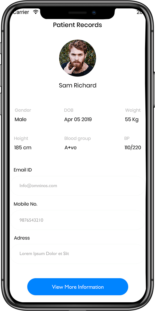 Medication Refill Request Interface