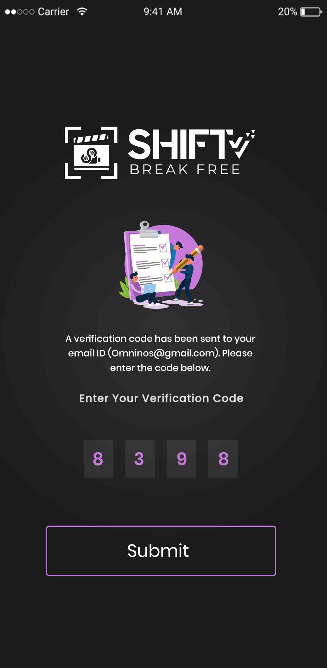 IMDB Clone App TV Show Listing Interface