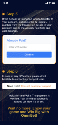 BetNFlix clone app match details with betting options
